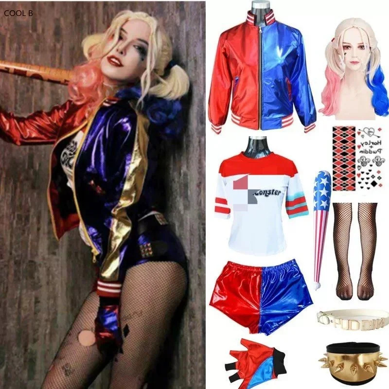 Anime Harley Quinn Cosplay - Aldult Kid Harley Cosplay Anime Figure
