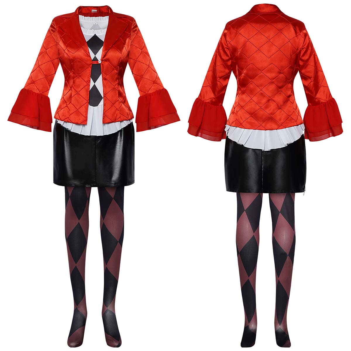 Anime Harley Quinn Cosplay - Women Girl Halloween Party Anime New