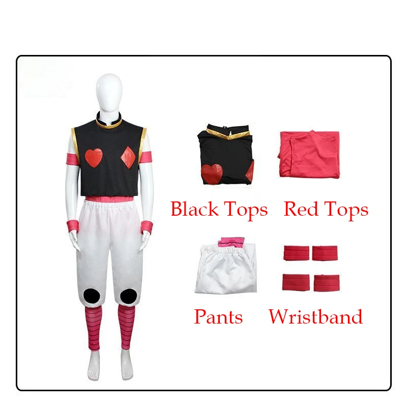Hunter X Hunter Uniform - w;2,c\4.g;Anime X HUNTER Hisoka Costume Full