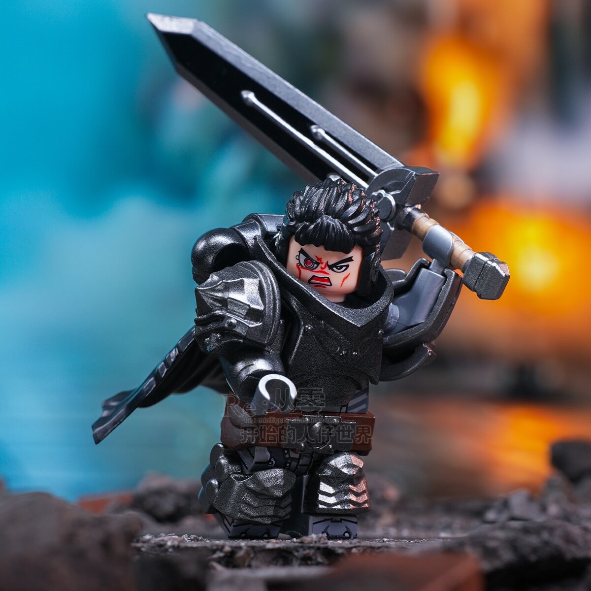 Black Clover Grimoire - Magnet Berserk Building Blocks Guts Mini