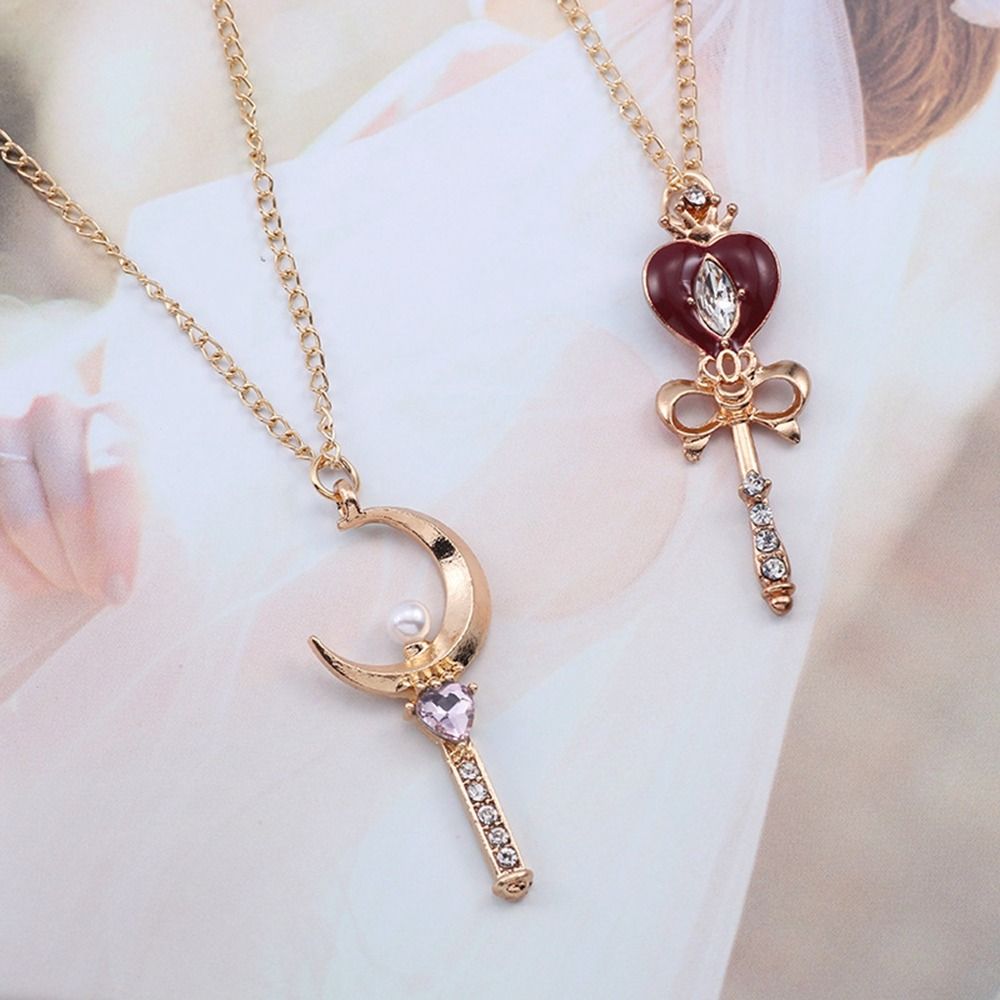 Crystal Anime Necklace Cute Co - огляд і ціна Sailor Moon Wand