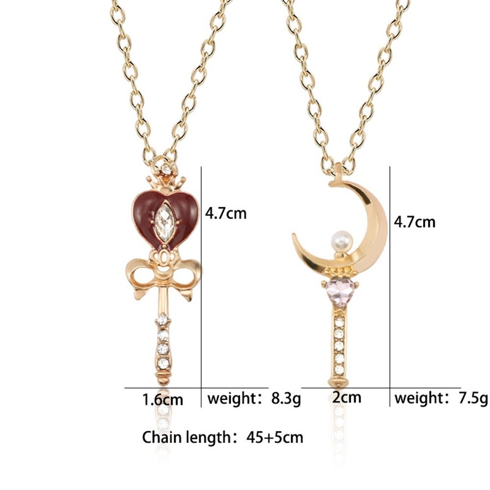 Crystal Anime Necklace Cute Co - огляд і ціна Sailor Moon Wand