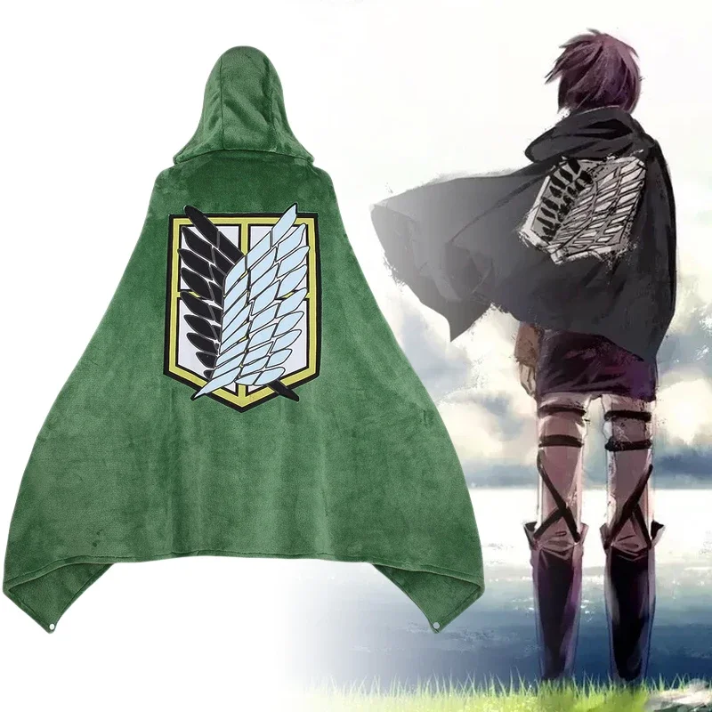 Attack on Titan Blanket Plaid  - огляд і ціна Attack Titan Cloak