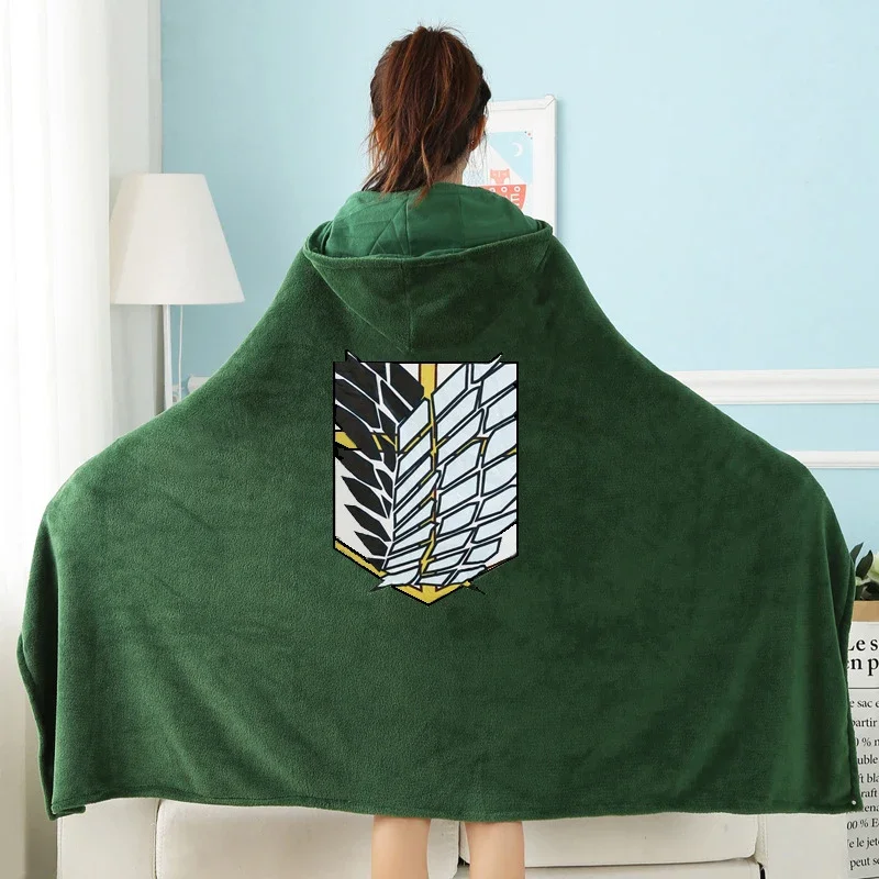 Attack on Titan Blanket Plaid  - огляд і ціна Attack Titan Cloak