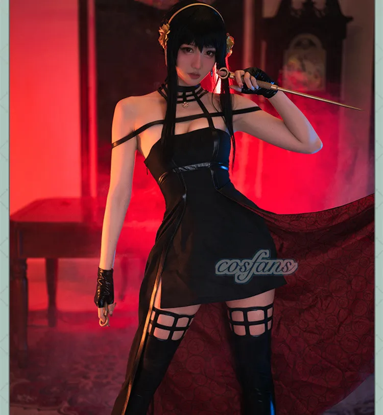 Spy X Family Yor Forger Cospla - огляд і ціна Anime Cosplay Yor Forger