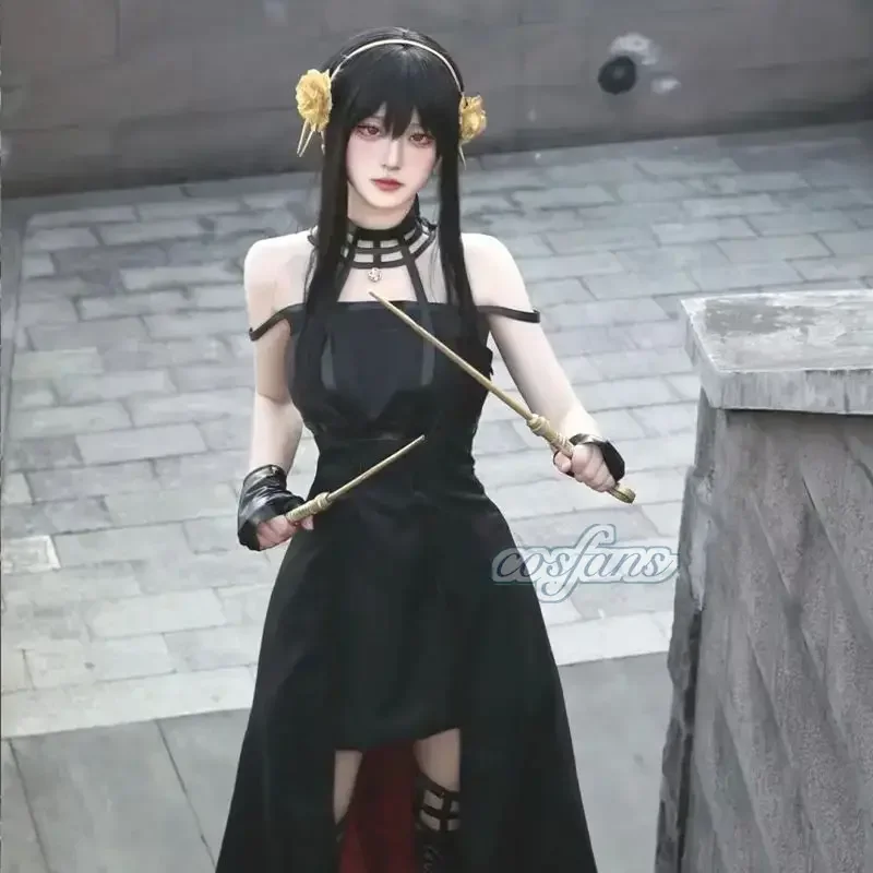 Spy X Family Yor Forger Cospla - огляд і ціна Anime Cosplay Yor Forger
