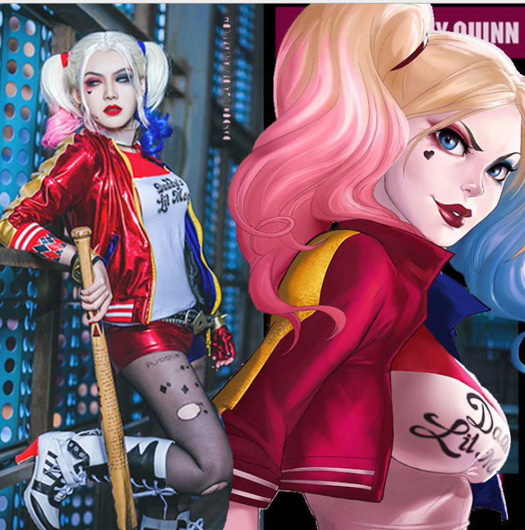 Halloween Suicide Squad Costum - огляд і ціна Anime Harley Quinn Cosplay