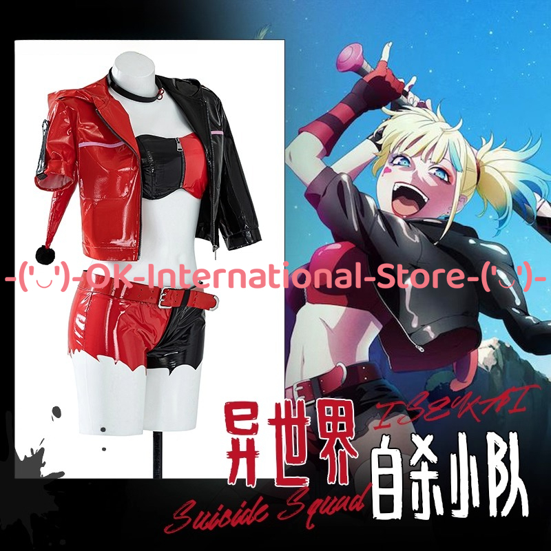Harley Quinn Cosplay Costume A - огляд і ціна Anime Harley Quinn Cosplay