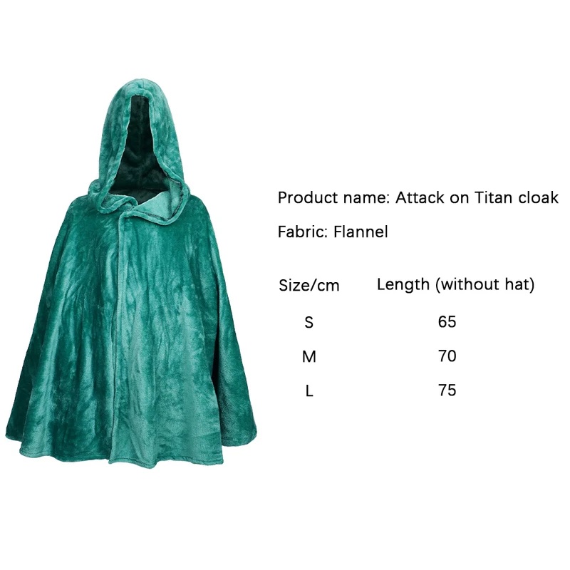 2026 New Halloween Cosplay Cos - огляд і ціна Attack Titan Cloak