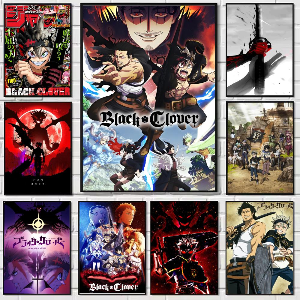 Anime B-Black Hot Clover Poste - огляд і ціна Black Clover Grimoire