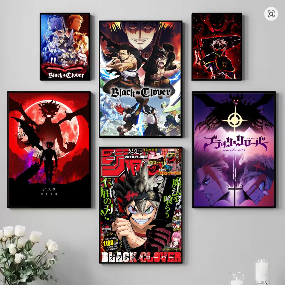 Anime B-Black Hot Clover Poste - огляд і ціна Black Clover Grimoire